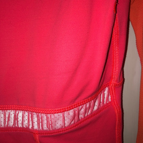 Lululemon Athletica Lululemon Run Reflect Pullover Pink/Orange Half Zip Small - Picture 10 of 14